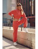 Women\'s coral tracksuit set FI535 - Online store - Boutique